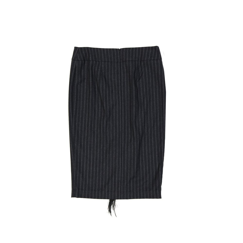 Wool Striped Skirt-Brunello Cucinelli-LabelTerrace.com