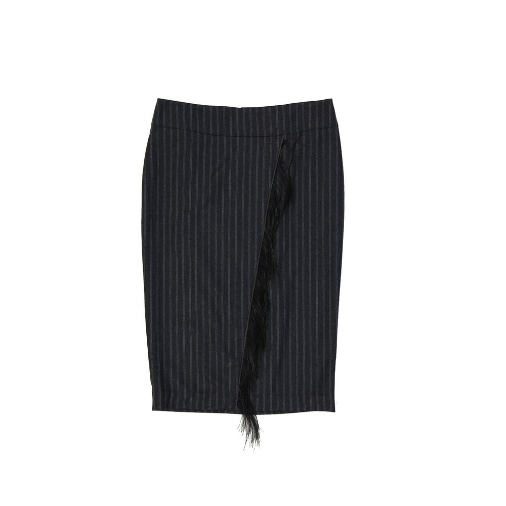 Wool Striped Skirt-Brunello Cucinelli-LabelTerrace.com