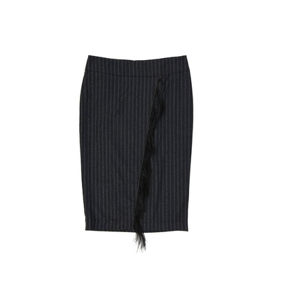 Wool Striped Skirt-Brunello Cucinelli-LabelTerrace.com