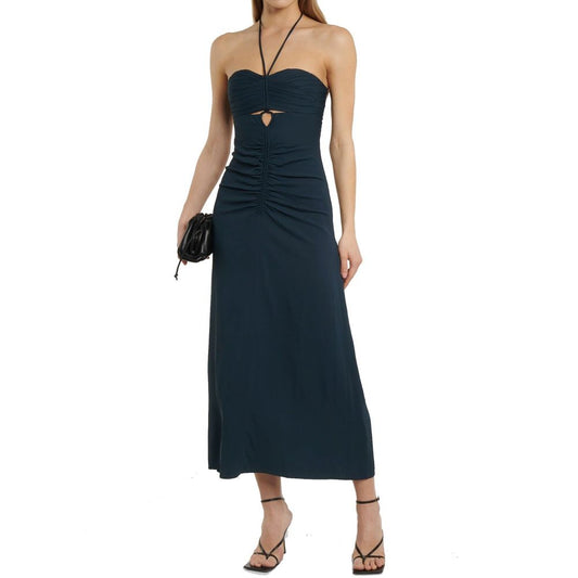 Cut-Out Ruched Maxi Dress-Self-Portrait-LabelTerrace.com