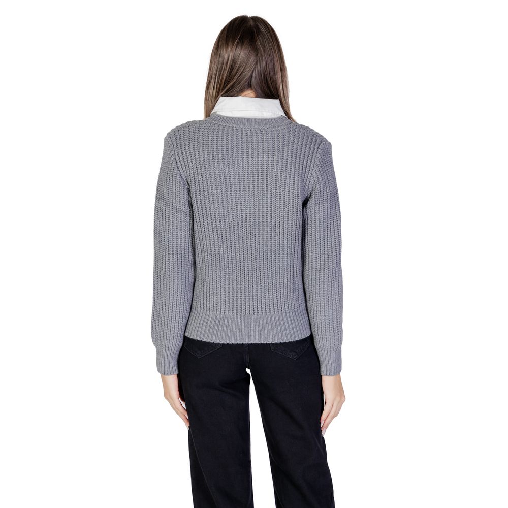 Gray Viscose Sweater-Morgan De Toi-LabelTerrace.com