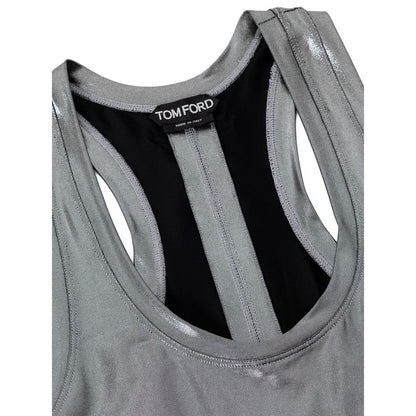 Gray Viscose Tank Top-Tom Ford-LabelTerrace.com