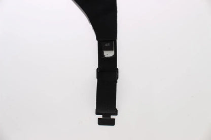 Gray Waist Belt Silk Cummerbund-Dolce & Gabbana-LabelTerrace.com