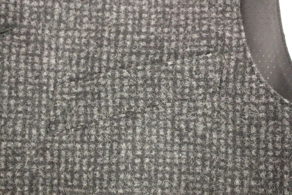 Gray Wool Blend Vest Gilet Weste-Dolce & Gabbana-LabelTerrace.com