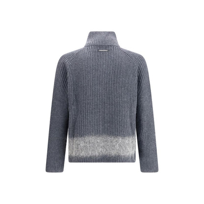 Gray Wool Cardigan
