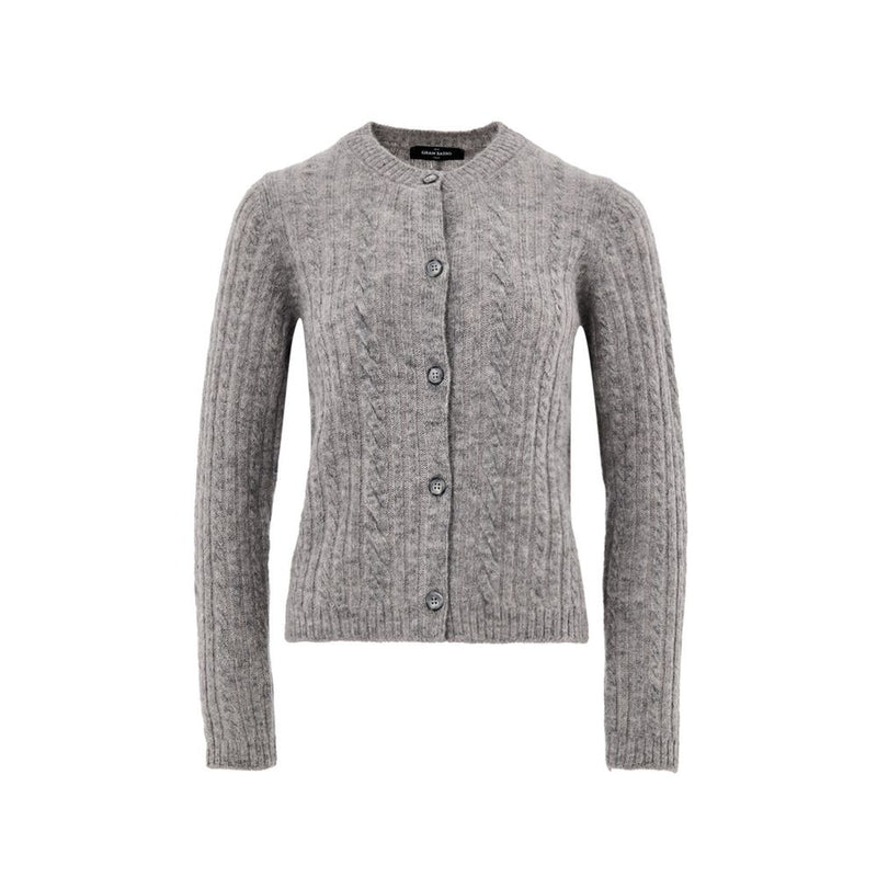 Gray Wool Cardigan