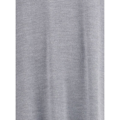 Gray Wool Casual Dress