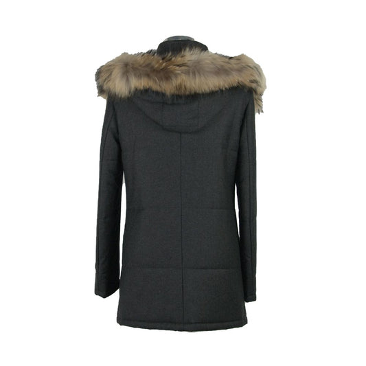 Gray Wool Men Jacket