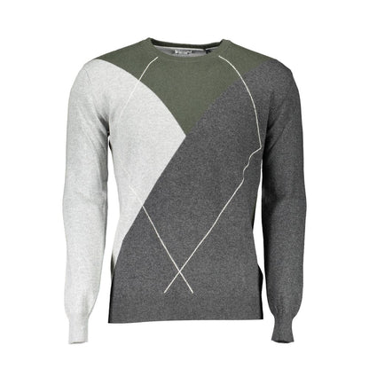 Gray Wool Men Sweater-U.S. POLO ASSN.-LabelTerrace.com