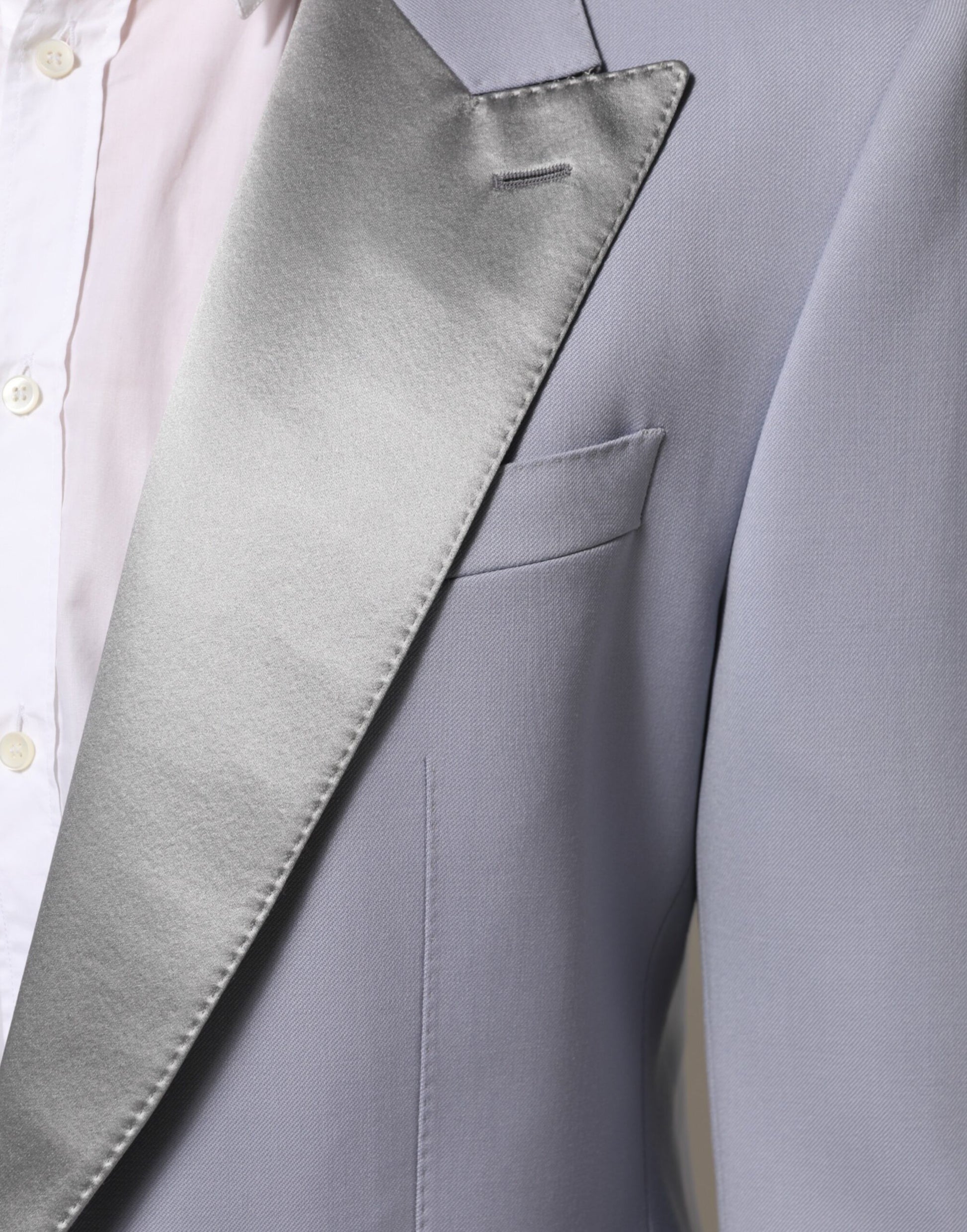 Gray Wool SICILIA 2 Buttons Men Suit Blazer-Dolce & Gabbana-LabelTerrace.com