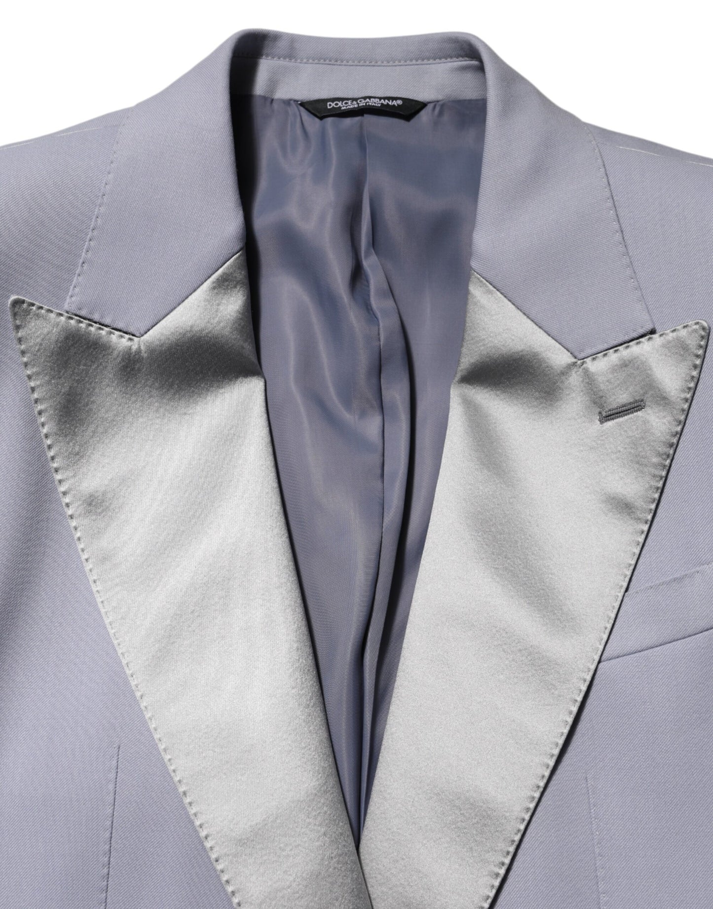 Gray Wool SICILIA 2 Buttons Men Suit Blazer-Dolce & Gabbana-LabelTerrace.com