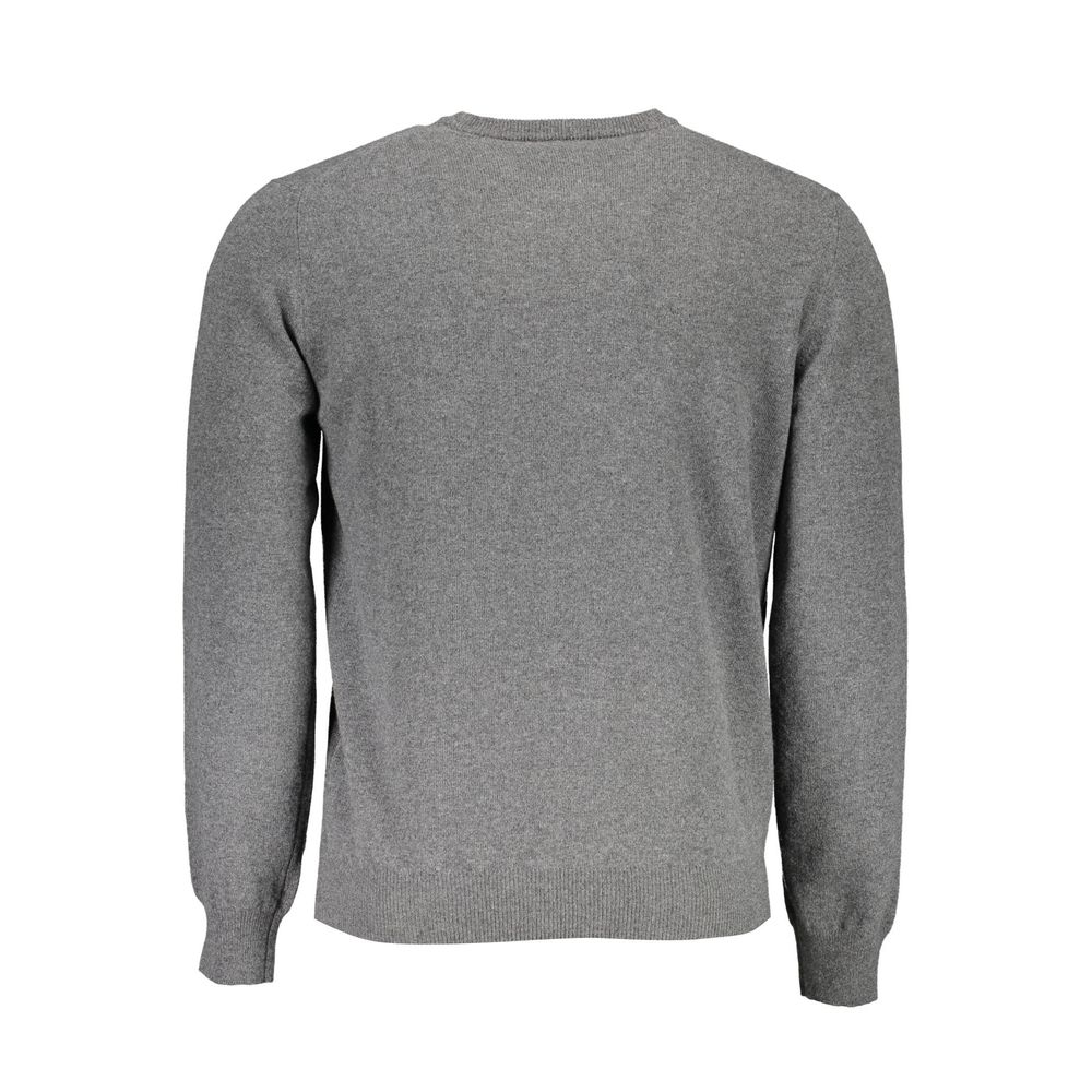 Gray Wool Sweater-Harmont & Blaine-LabelTerrace.com