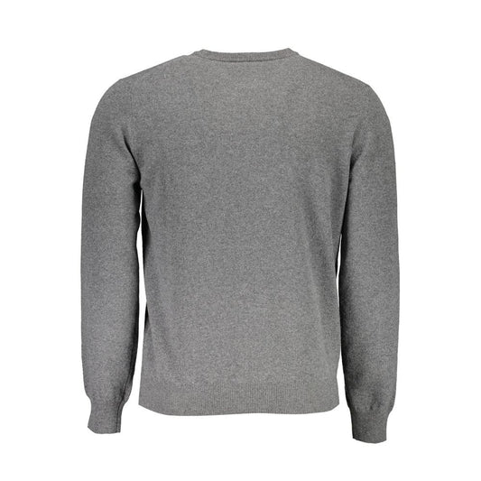 Gray Wool Sweater-Harmont & Blaine-LabelTerrace.com
