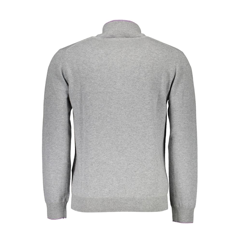 Gray Wool Sweater-Harmont & Blaine-LabelTerrace.com