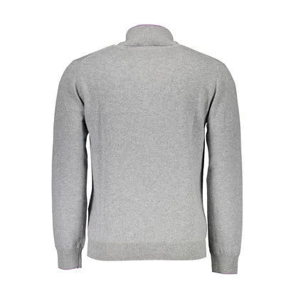 Gray Wool Sweater-Harmont & Blaine-LabelTerrace.com