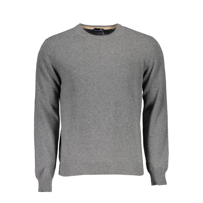 Gray Wool Sweater-Harmont & Blaine-LabelTerrace.com