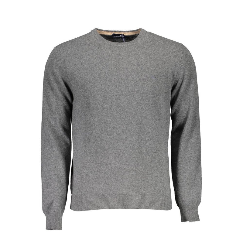 Gray Wool Sweater-Harmont & Blaine-LabelTerrace.com