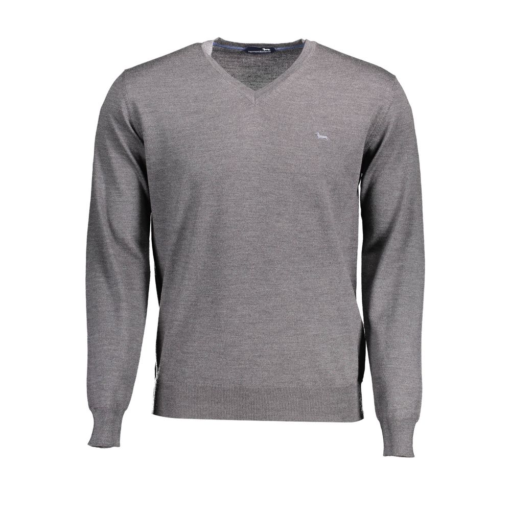Gray Wool Sweater-Harmont & Blaine-LabelTerrace.com