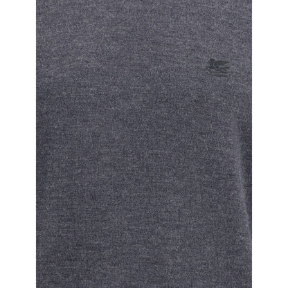 Gray Wool Turtleneck