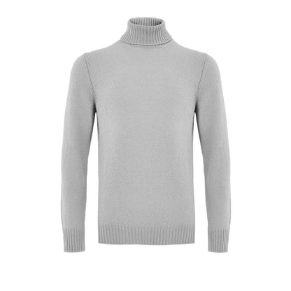 Gray Wool Turtleneck