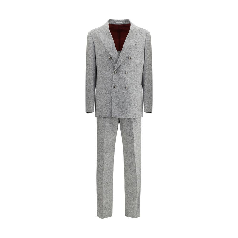 Gray Wool Two-Piece Suit