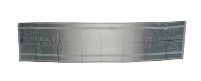 Gray Wool Viscose Foulard Patterned Branded Scarf-GF Ferre-LabelTerrace.com