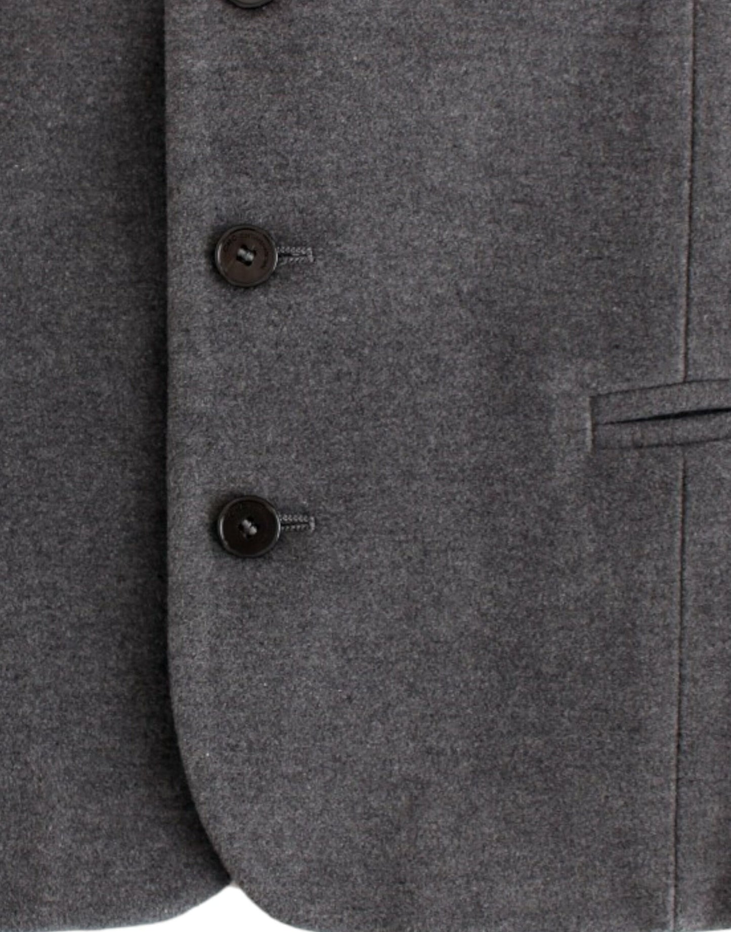 Gray cotton blend casual vest-Costume National-LabelTerrace.com