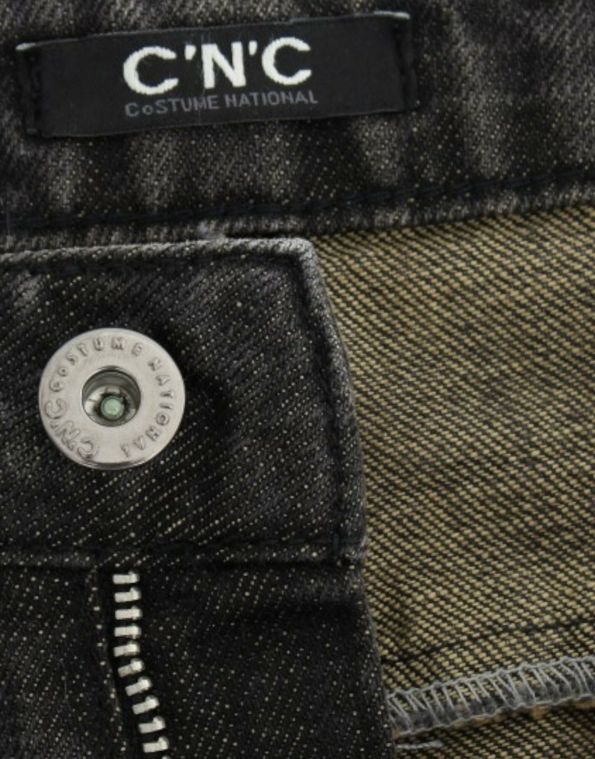 Gray distressed jeans-Costume National-LabelTerrace.com