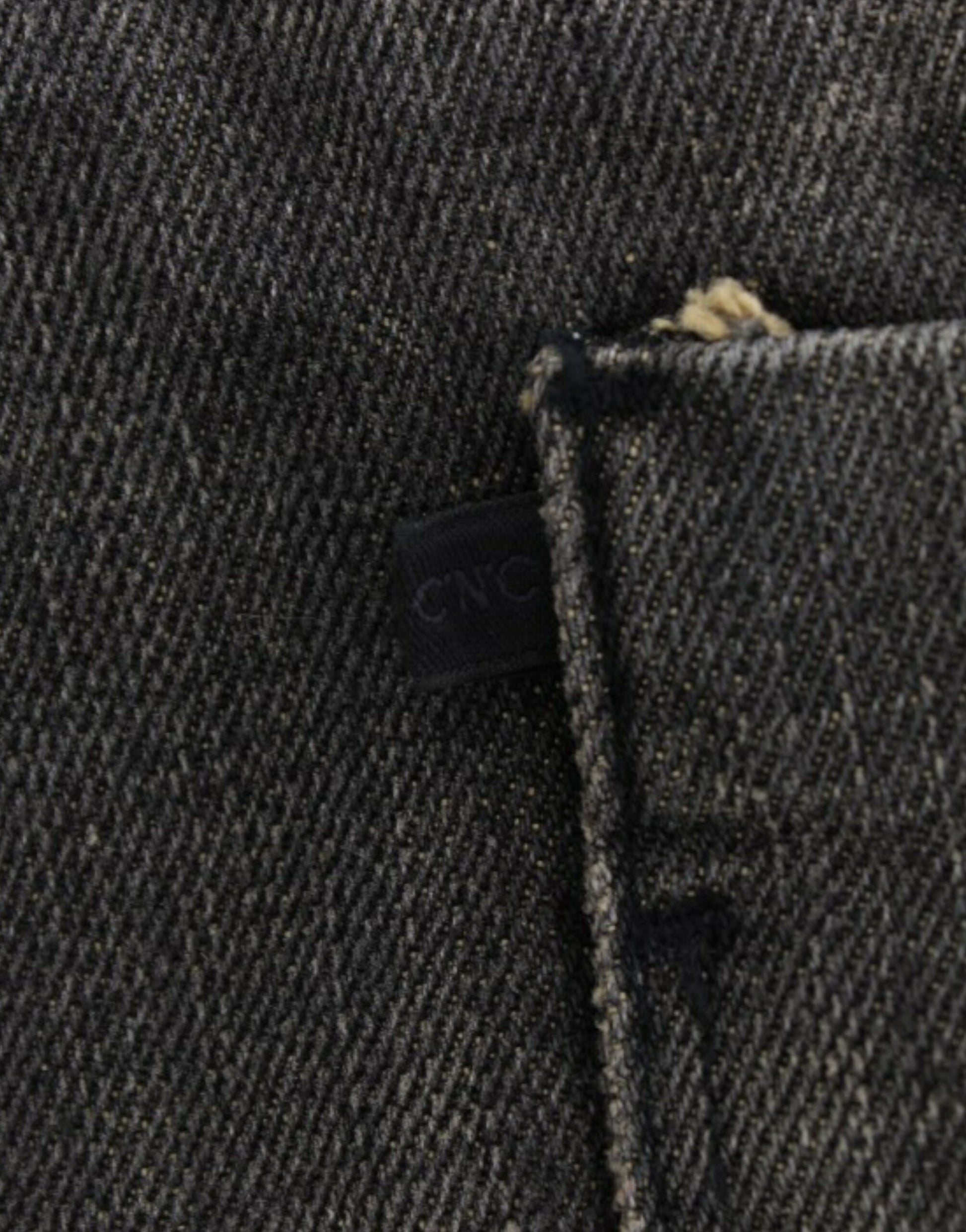 Gray distressed jeans-Costume National-LabelTerrace.com