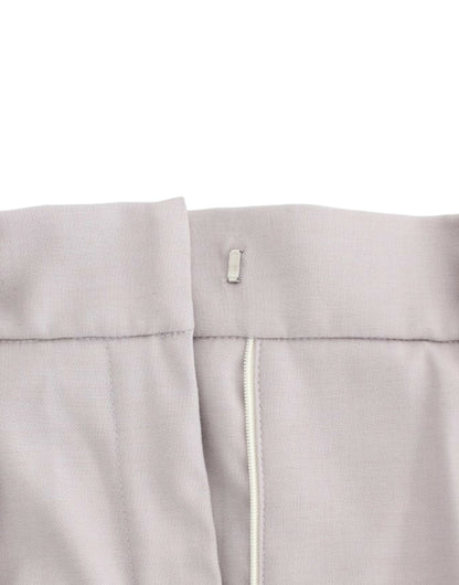 Gray high waist pants-Cavalli-LabelTerrace.com
