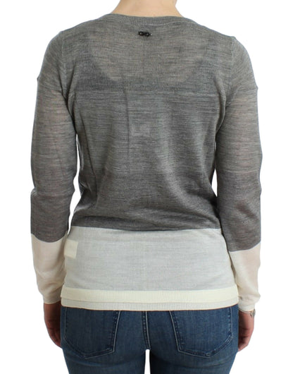 Gray lightweight cardigan-Costume National-LabelTerrace.com