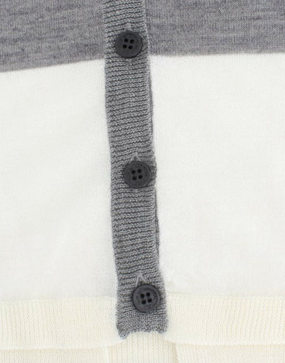 Gray lightweight cardigan-Costume National-LabelTerrace.com