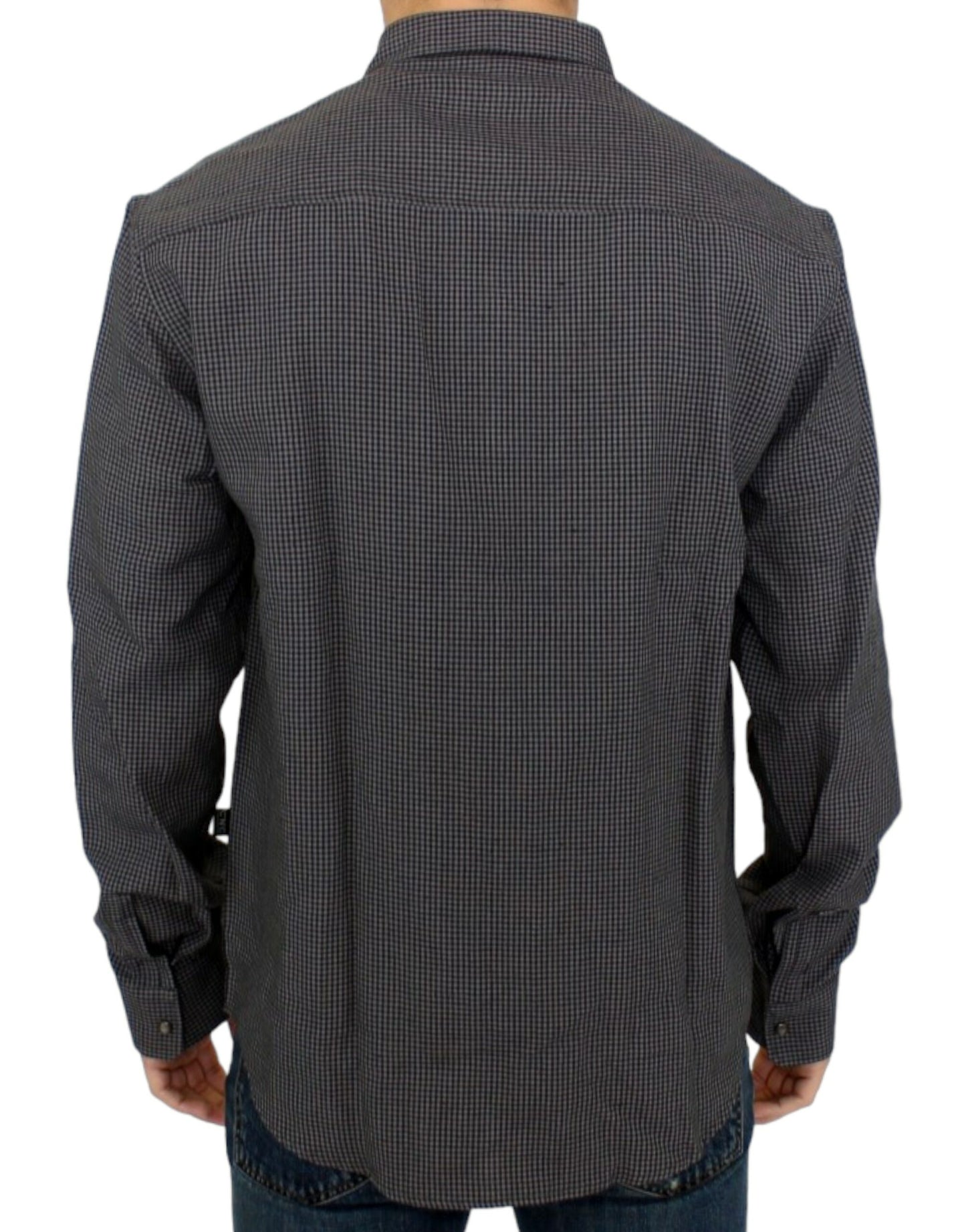 Gray linen casual shirt-Costume National-LabelTerrace.com