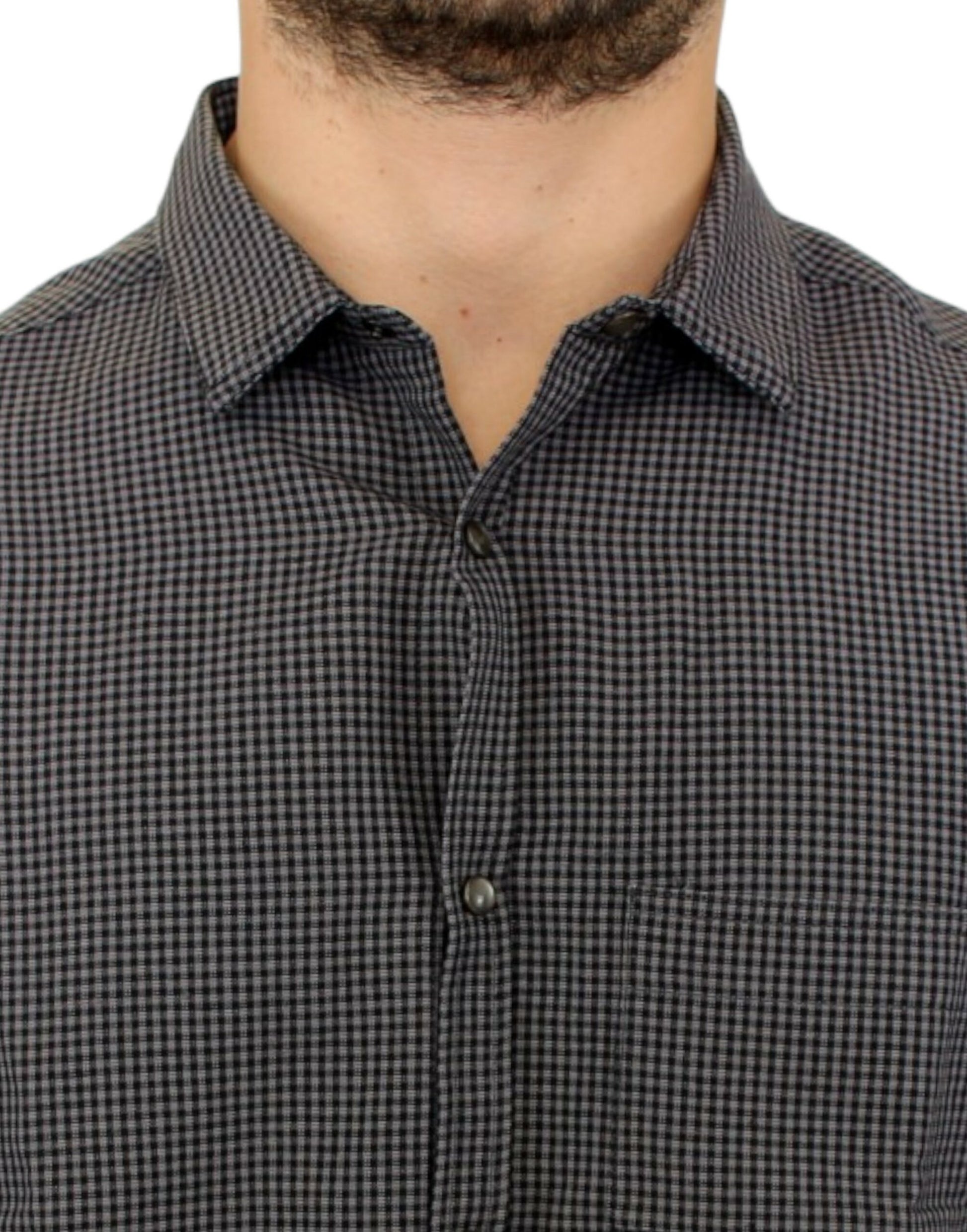 Gray linen casual shirt-Costume National-LabelTerrace.com