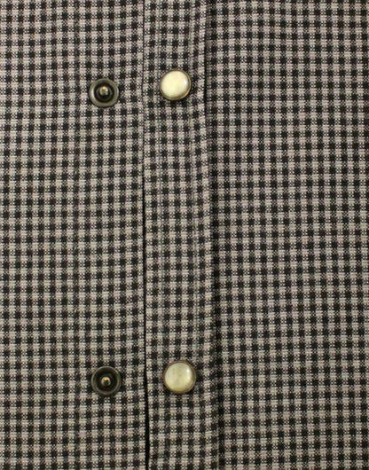 Gray linen casual shirt-Costume National-LabelTerrace.com