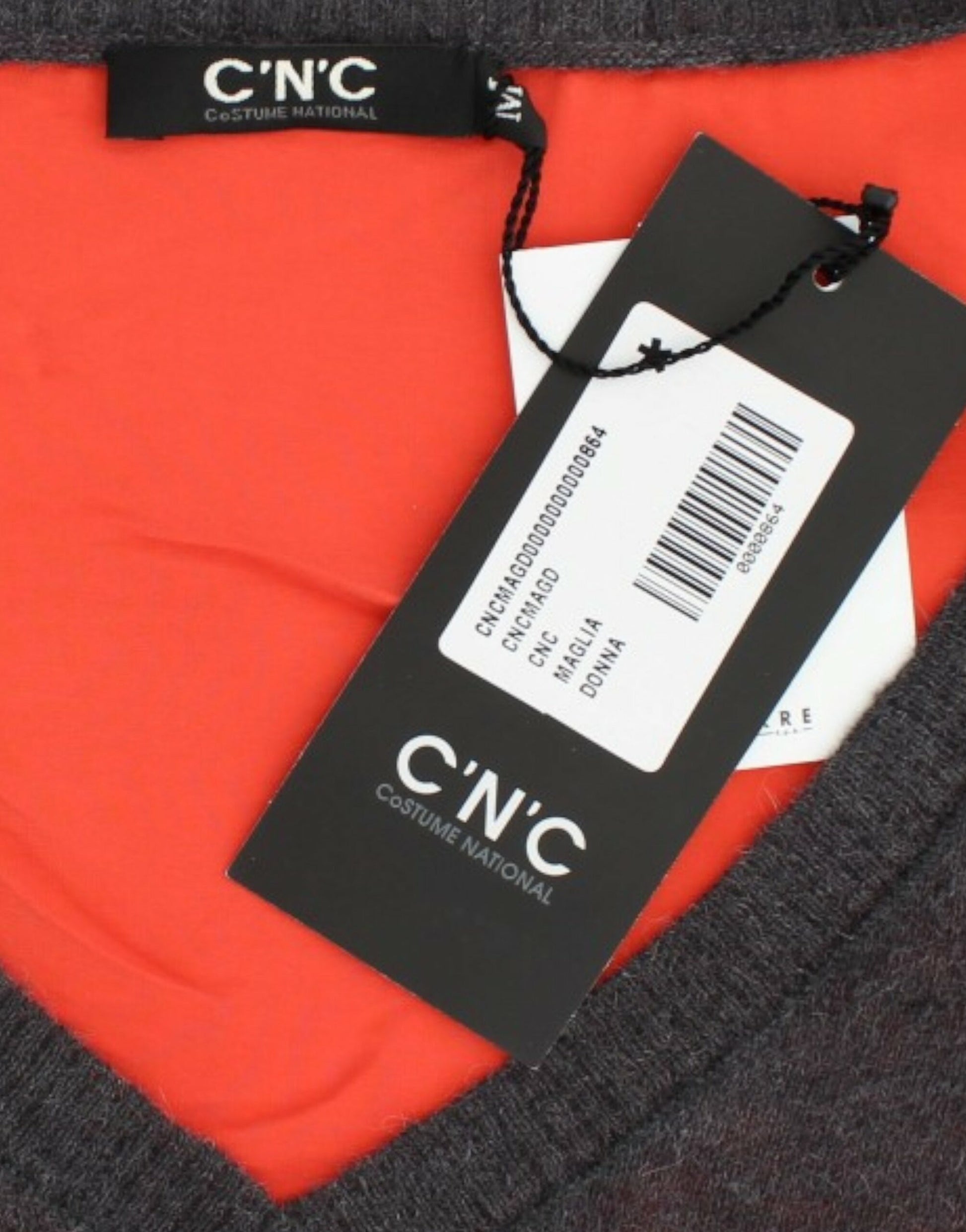 Gray short sleeved sweater-Costume National-LabelTerrace.com