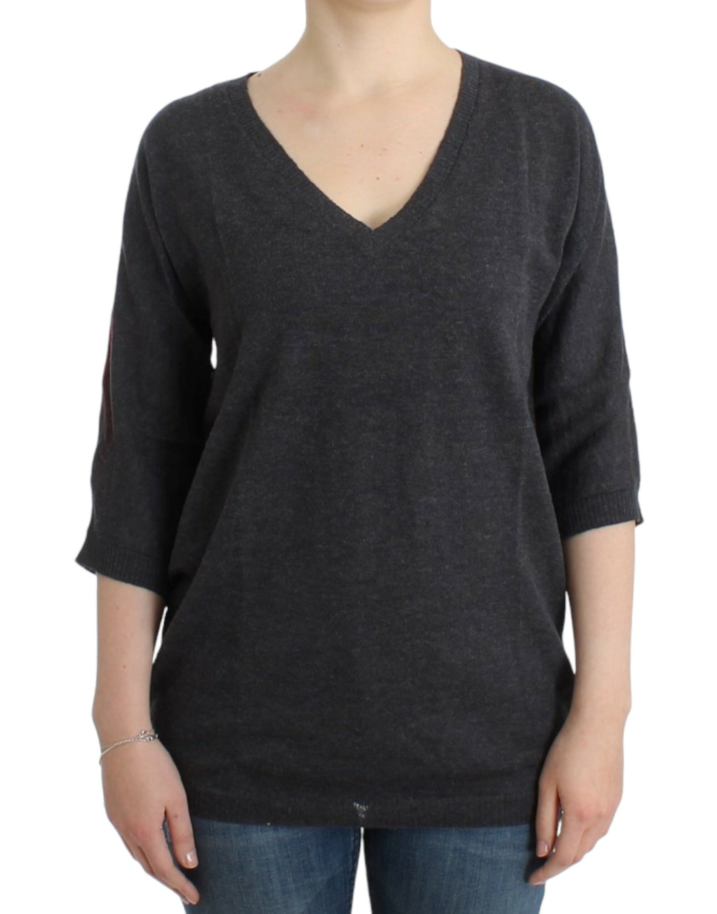 Gray short sleeved sweater-Costume National-LabelTerrace.com