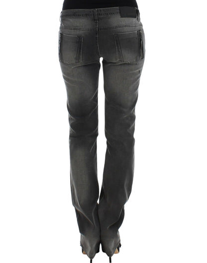 Gray straight leg jeans-Costume National-LabelTerrace.com