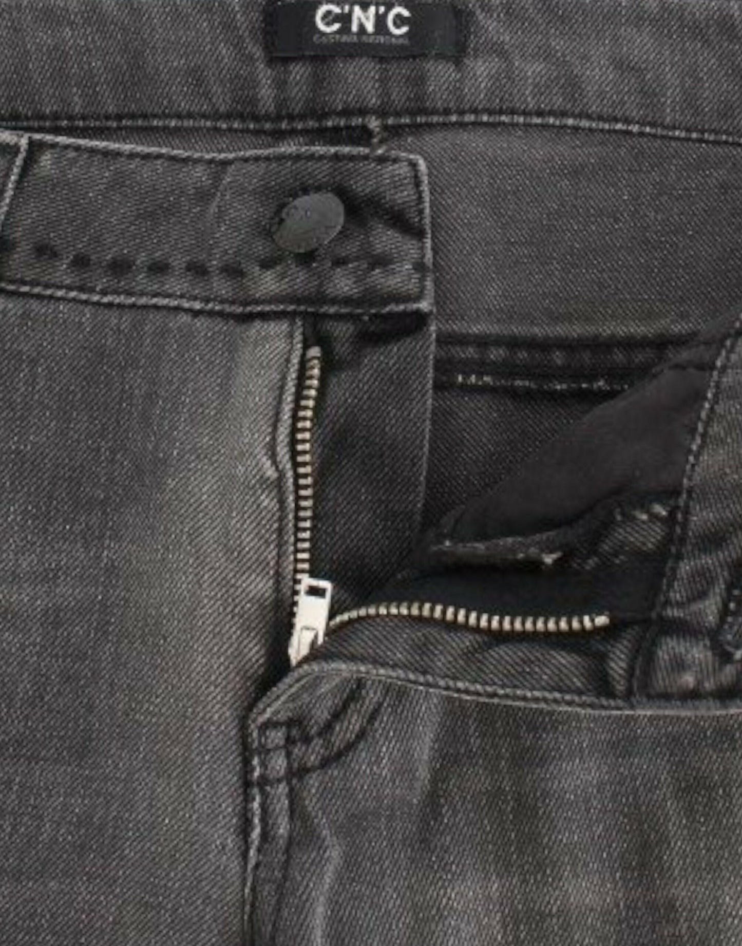 Gray straight leg jeans-Costume National-LabelTerrace.com