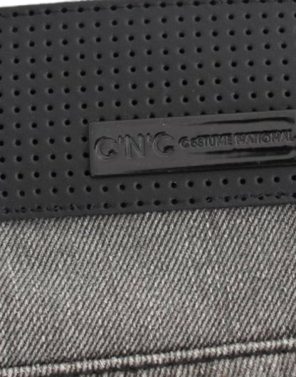 Gray straight leg jeans-Costume National-LabelTerrace.com