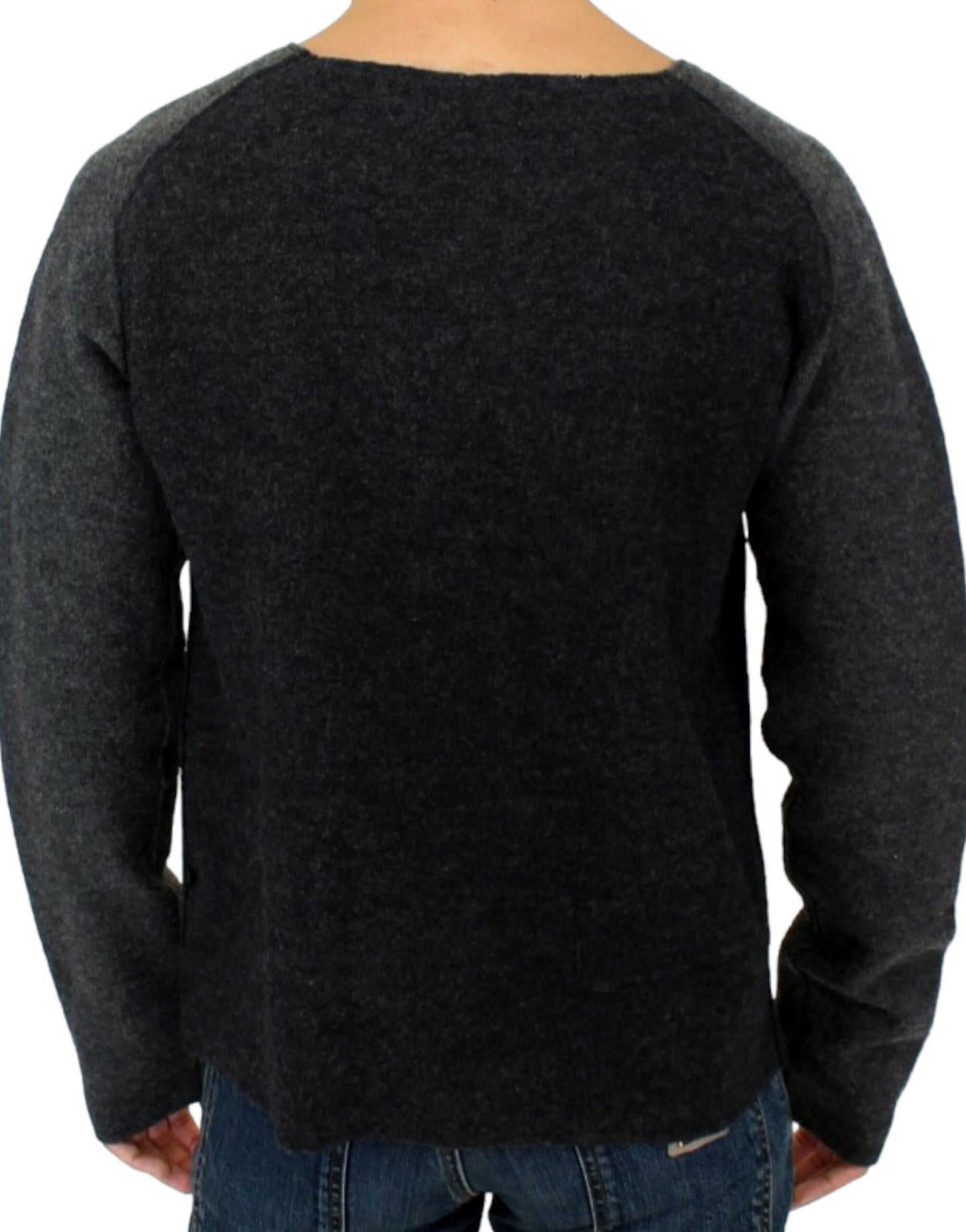 Gray wool crewneck sweater-Costume National-LabelTerrace.com