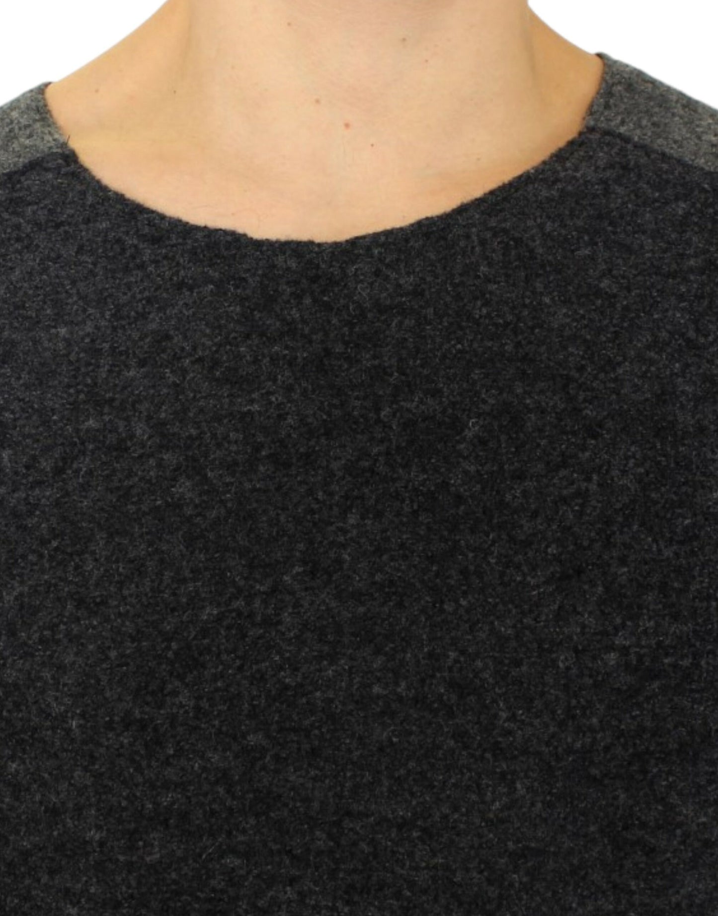 Gray wool crewneck sweater-Costume National-LabelTerrace.com