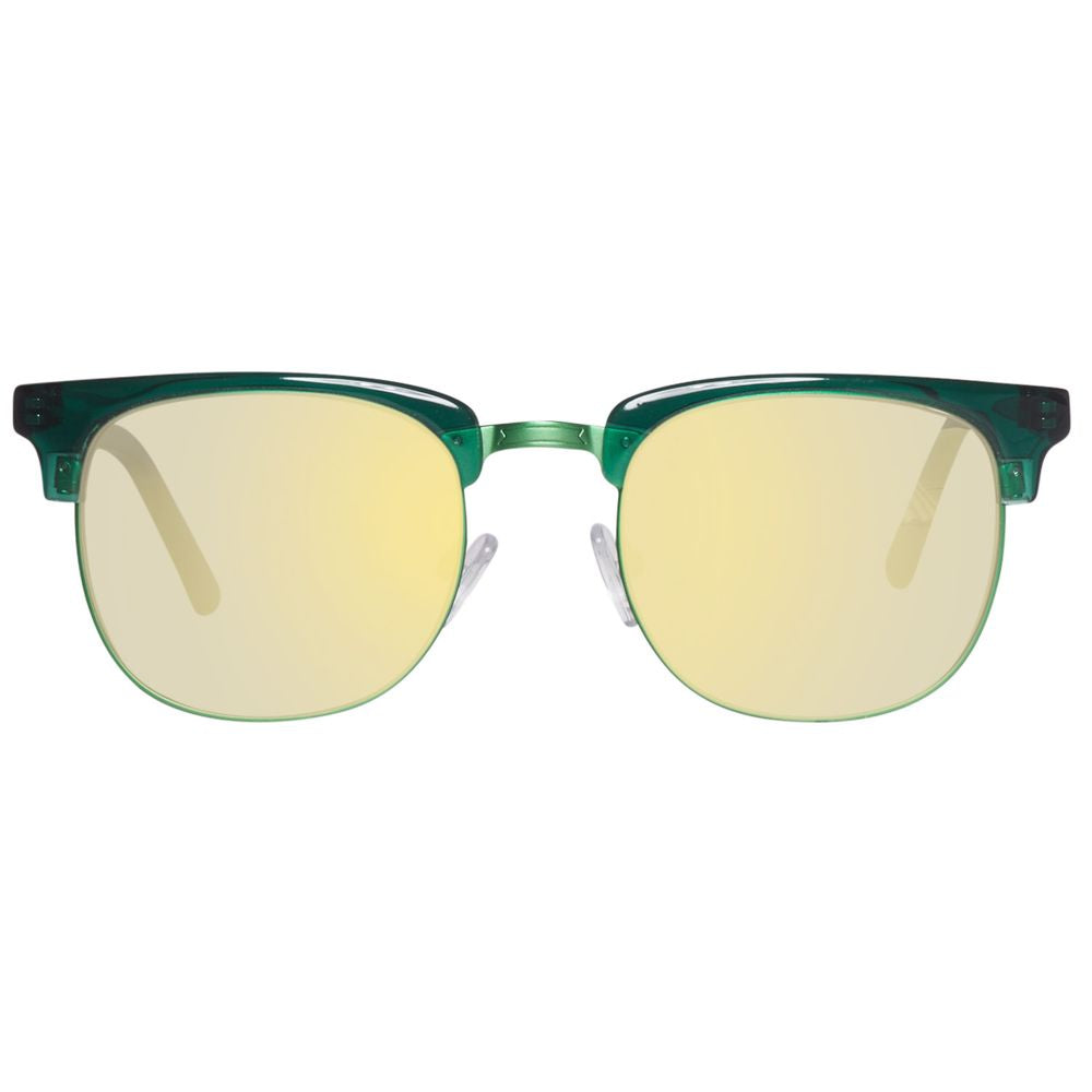 Green Acetate Sunglasses-Benetton-LabelTerrace.com