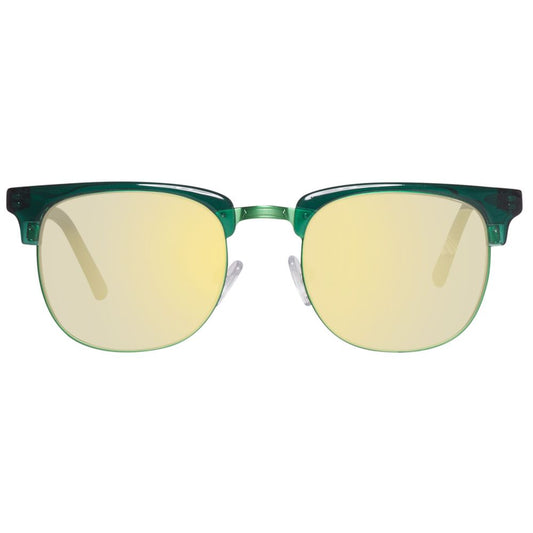 Green Acetate Sunglasses-Benetton-LabelTerrace.com