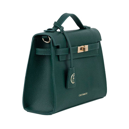 Green Artificial Leather Women Crossbody Bag-CRISTINAEFFE-LabelTerrace.com