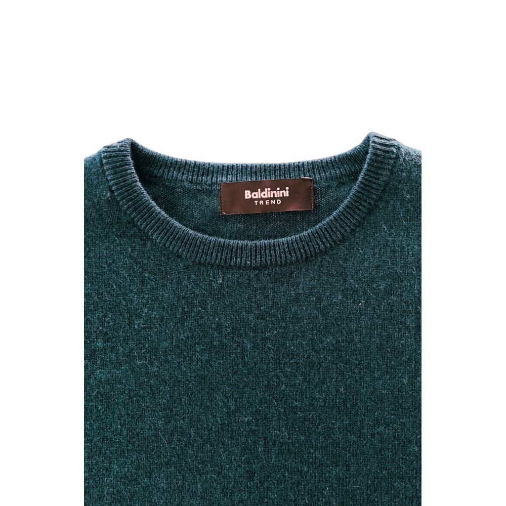 Green Cashmere Men Sweater