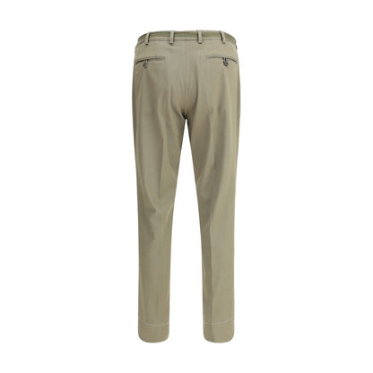 Green Cotton Chino Pants