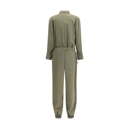 Green Cotton Jumpsuit