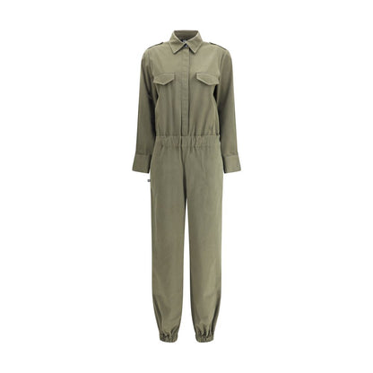 Green Cotton Jumpsuit