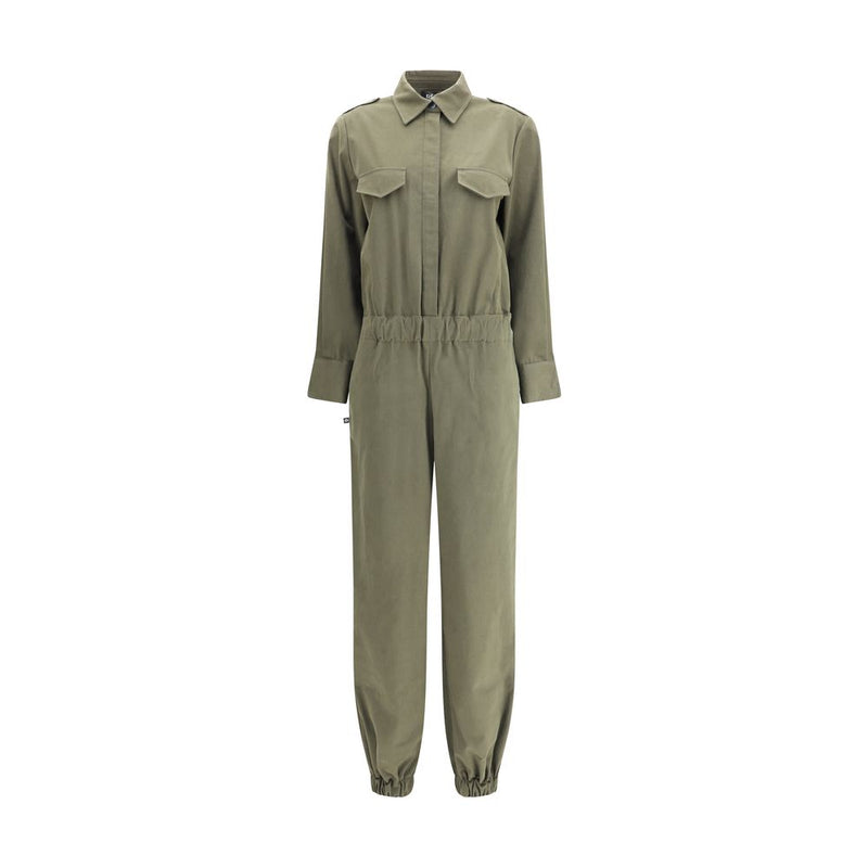 Green Cotton Jumpsuit